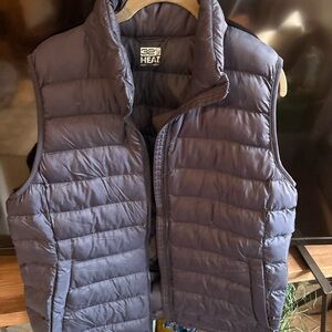 32 Degrees Men's Quilted Vest in Navy